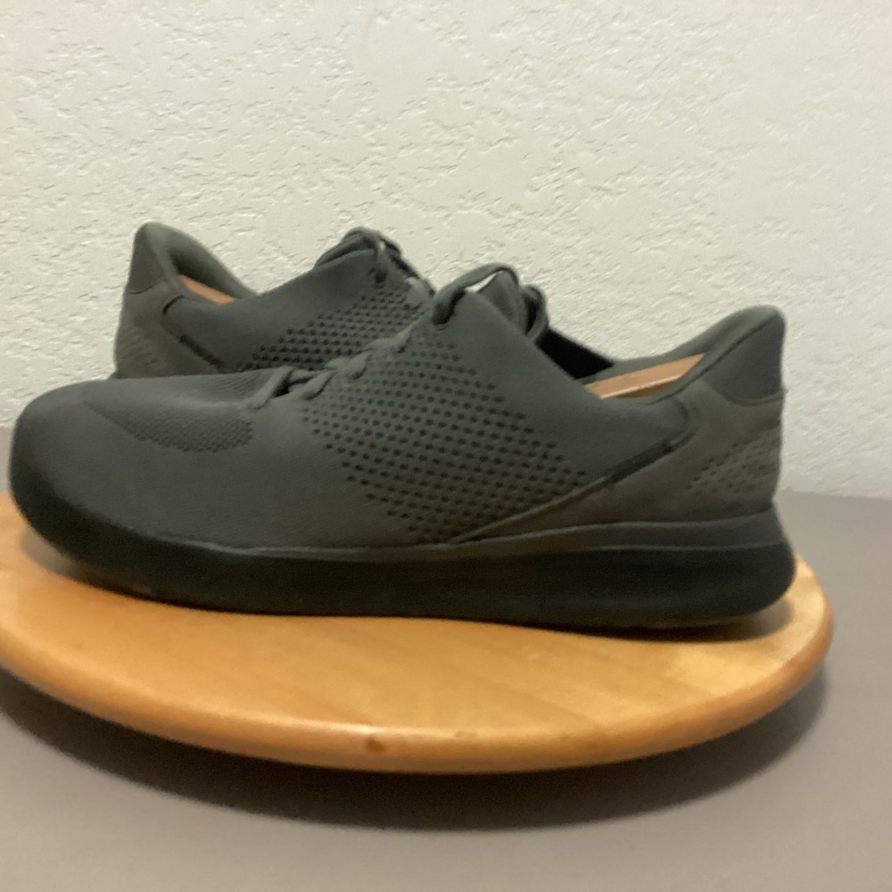 Kizik Men's Grey Wide‎ Fit Slip On Sneakers Shoes Size 13.5 Wide Lace-up Comfort - Picture 12 of 12